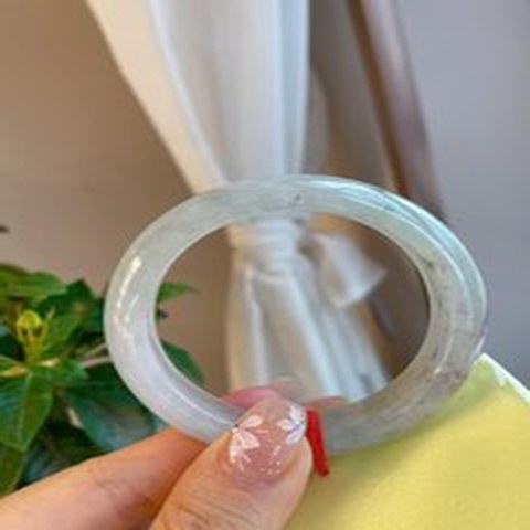 Natural Jadeite Bangle | 50mm | Width 13.4mm | #C500134000581