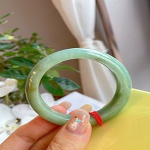 Natural Jadeite Bangle | 50.3mm | Width 12mm | #C503120000556