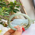 Natural Jadeite Bangle | 54.4mm | Width 10.4mm | #C544104000382