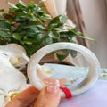 Natural Jadeite Bangle | 54.6mm | Width 15.5mm | #C546155000468
