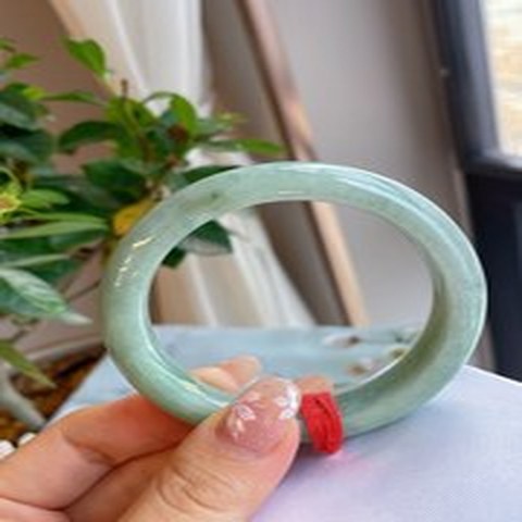 Natural Jadeite Bangle | 54.8mm | Width 13.4mm | #C548134000407