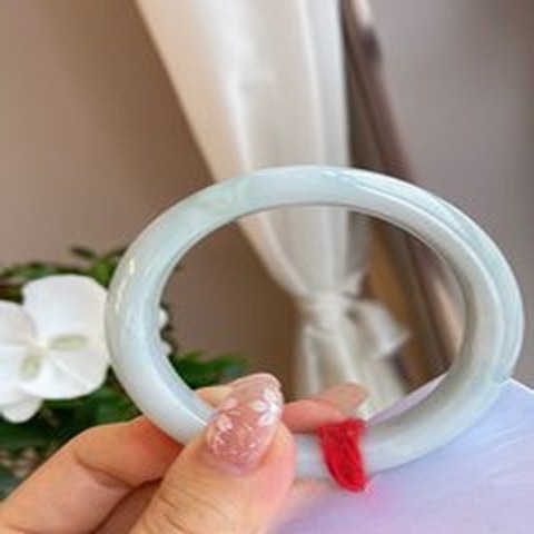 Natural Jadeite Bangle | 55mm | Width 15.1mm | #C550151000387