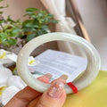 Natural Jadeite Bangle | 55mm | Width 15.6mm | #C550156000592