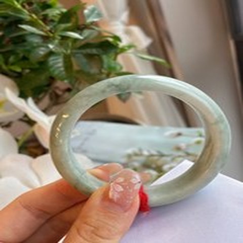 Natural Jadeite Bangle | 55.1mm | Width 14.4mm | #C551144000152