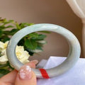 Natural Jadeite Bangle | 55.1mm | Width 15.1mm | #C551151000125