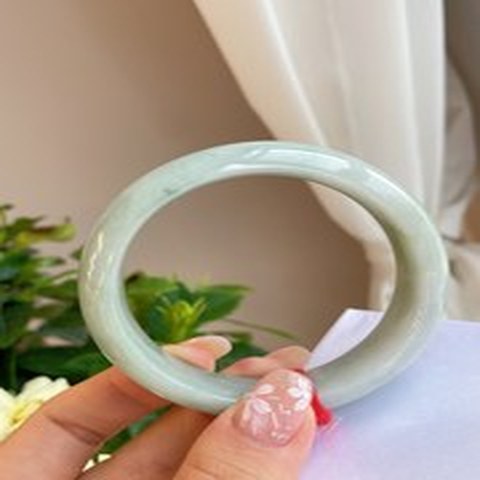 Natural Jadeite Bangle | 55.2mm | Width 15.8mm | #C552158000134