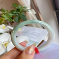 Natural Jadeite Bangle | 55.3mm | Width 13.1mm | #C553131000190