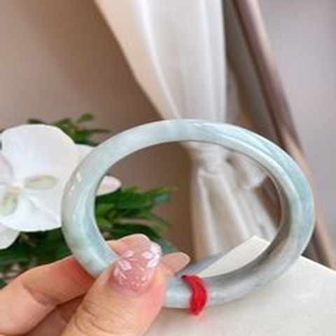 Natural Jadeite Bangle | 55.5mm | Width 15.1mm | #C555151000120