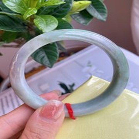 Natural Jadeite Bangle | 55.8mm | Width 12.8mm | #C558128000595