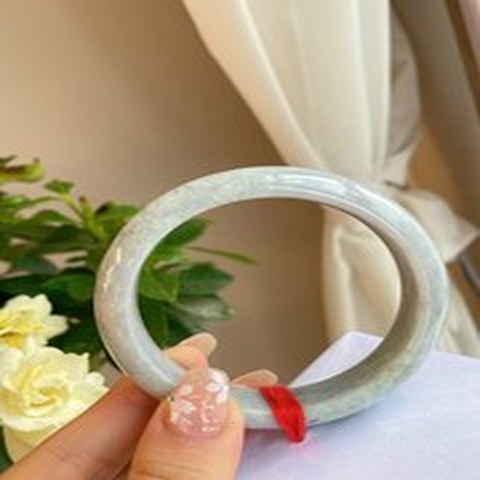 Natural Jadeite Bangle | 55.8mm | Width 14.2mm | #C558142000490