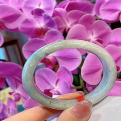 Natural Jadeite Bangle | 55.8mm | Width 14.5mm | #C558145000257