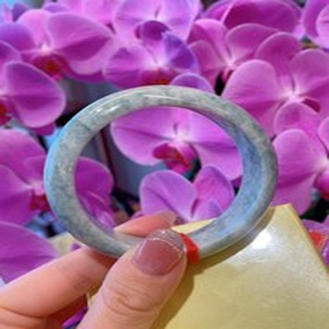 Natural Jadeite Bangle | 55.8mm | Width 16.7mm | #C558167000196