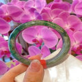 Natural Jadeite Bangle | 55.9mm | Width 13.7mm | #C559137000318