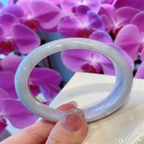 Natural Jadeite Bangle | 55.9mm | Width 14.4mm | #C559144000032
