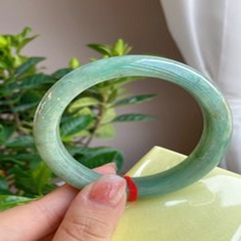 Natural Jadeite Bangle | 56mm | Width 13.5mm | #C560135000609
