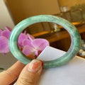 Natural Jadeite Bangle | 56.4mm | Width 12.7mm | #C564127000144