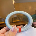 Natural Jadeite Bangle | 56.6mm | Width 15.2mm | #C566152000516