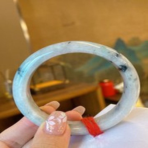 Natural Jadeite Bangle | 56.9mm | Width 17.2mm | #C569172000301