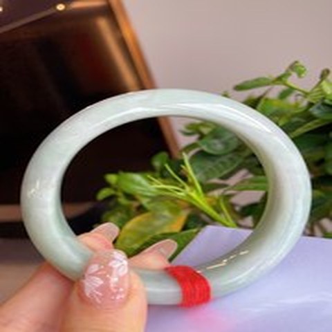 Natural Jadeite Bangle | 57.1mm | Width 15mm | #C571150000178