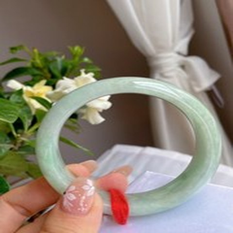 Natural Jadeite Bangle | 57.1mm | Width 17.2mm | #C571172000042