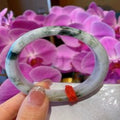 Natural Jadeite Bangle | 57.3mm | Width 15.3mm | #C573153000478