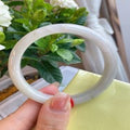 Natural Jadeite Bangle | 57.5mm | Width 10.8mm | #C575108000647