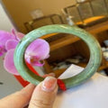 Natural Jadeite Bangle | 57.5mm | Width 14.1mm | #C575141000079