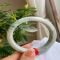Natural Jadeite Bangle | 57.6mm | Width 14.2mm | #C576142000486