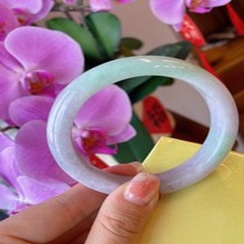 Natural Jadeite Bangle | 57.8mm | Width 12.5mm | #C578125000602