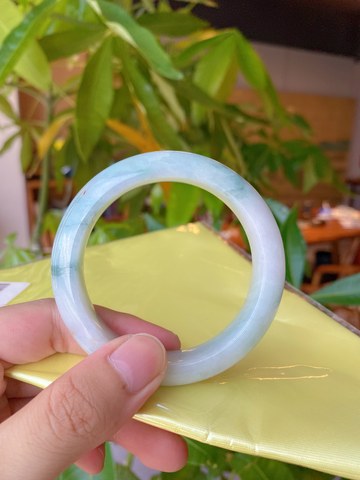 Natural Jadeite Bangle | 58mm | Width 13.5mm | #C580135000578
