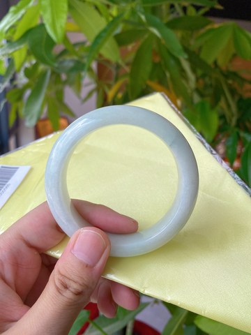 Natural Jadeite Bangle | 58mm | Width 14.5mm | #C580145000565