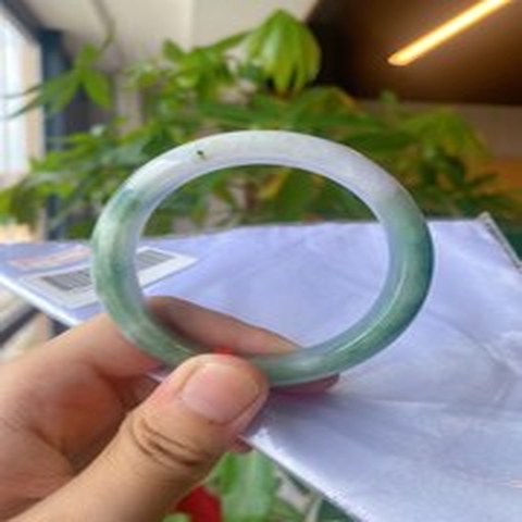 Natural Jadeite Bangle | 58mm | Width 15mm | #C580150000495