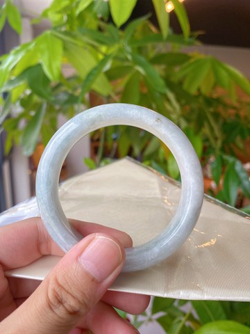 Natural Jadeite Bangle | 58.1mm | Width 16.4mm | #C581164000355