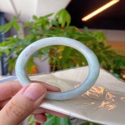 Natural Jadeite Bangle | 58.2mm | Width 13.7mm | #C582137000241