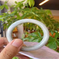Natural Jadeite Bangle | 58.4mm | Width 14mm | #C584140000517