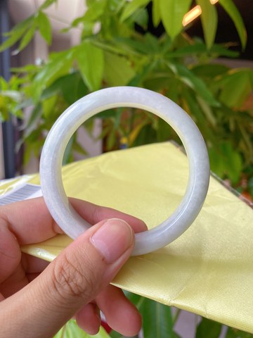 Natural Jadeite Bangle | 58.5mm | Width 12mm | #C585120000598