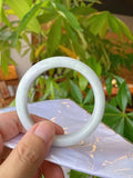 Natural Jadeite Bangle | 58.5mm | Width 12.5mm | #C585125000295
