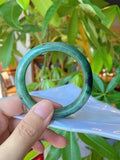 Natural Jadeite Bangle | 58.5mm | Width 14.1mm | #C585141000109