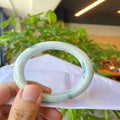 Natural Jadeite Bangle | 58.6mm | Width 16.2mm | #C586162000097