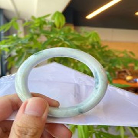 Natural Jadeite Bangle | 58.6mm | Width 16.2mm | #C586162000097