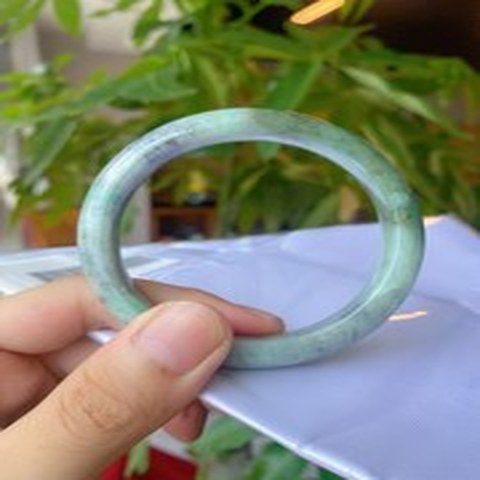 Natural Jadeite Bangle | 58.7mm | Width 12.8mm | #C587128000066