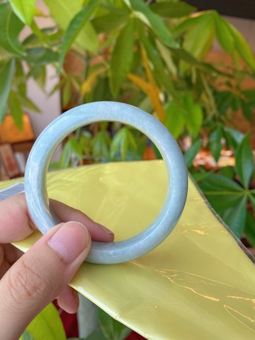 Natural Jadeite Bangle | 58.8mm | Width 13.3mm | #C588133000568