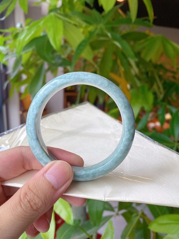 Natural Jadeite Bangle | 58.9mm | Width 13.2mm | #C589132000164
