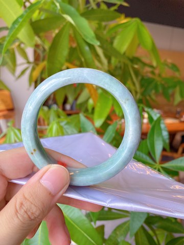 Natural Jadeite Bangle | 58.9mm | Width 14.9mm | #C589149000311