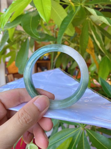Natural Jadeite Bangle | 58.9mm | Width 15mm | #C589150000159