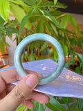 Natural Jadeite Bangle | 58.9mm | Width 15.5mm | #C589155000424