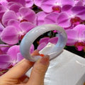 Natural Jadeite Bangle | 55.1mm | Width 15.8mm | #L551158000093