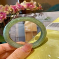 Natural Jadeite Bangle | 50.2mm | Width 13.1mm | #V502131000776