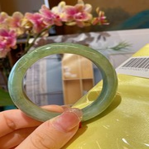 Natural Jadeite Bangle | 50.2mm | Width 13.1mm | #V502131000776