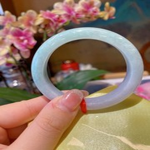 Natural Jadeite Bangle | 50.2mm | Width 13.2mm | #V502132000743